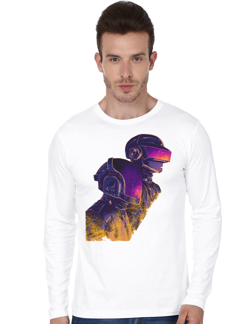 Daft Punk about Space Odyssey Full Sleeve T-Shirt