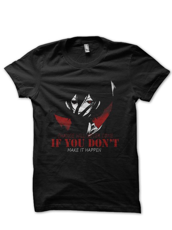 CODE GEASS – Lelouch Black Half Sleeve T-Shirt