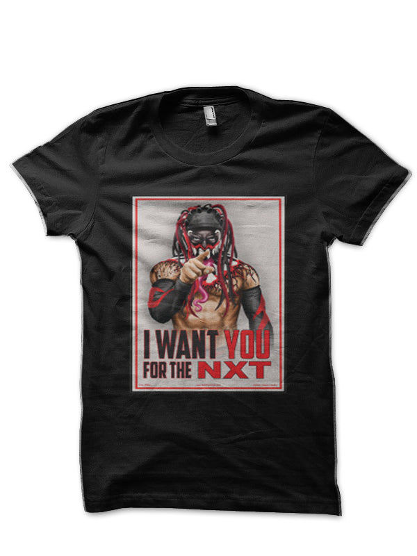 Finn Balor Black Half Sleeve T-Shirt