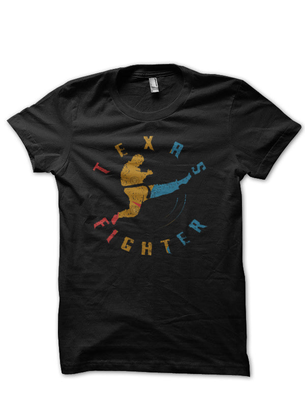 Texas MMA Fighter Black T-Shirt
