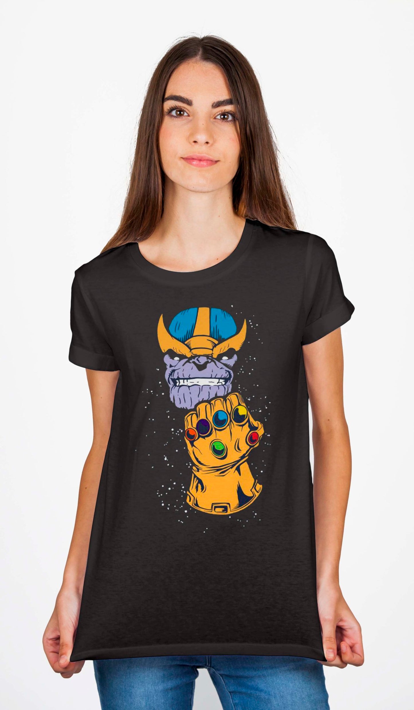 Thanos Girl’s Black T-Shirt