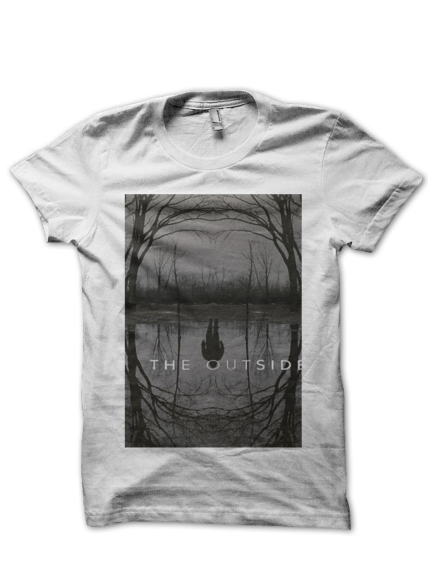 The Outsider Half Sleeve White T-Shirt