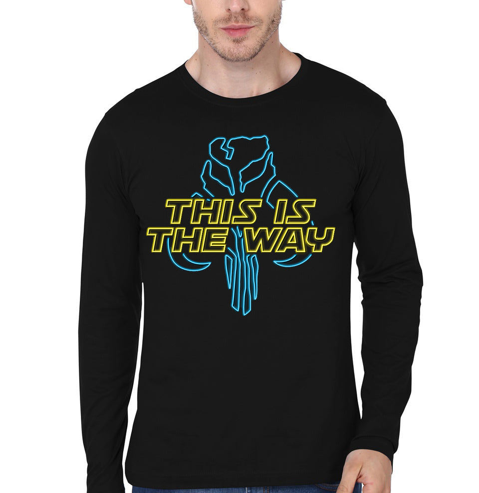 This Is The Way – Neon Black T-Shirt