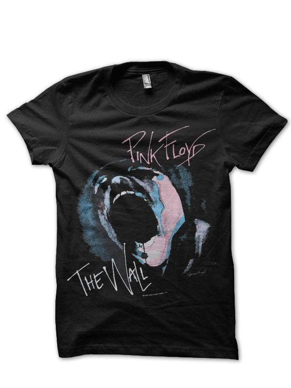 The Wall Black Half Sleeve T-Shirt