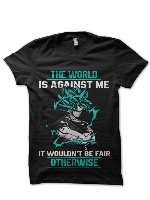 DBZ Goku Quote Black T-Shirt