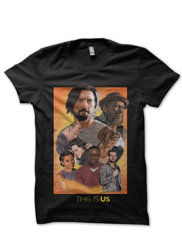 This Is Us TV Show Black T-Shirt