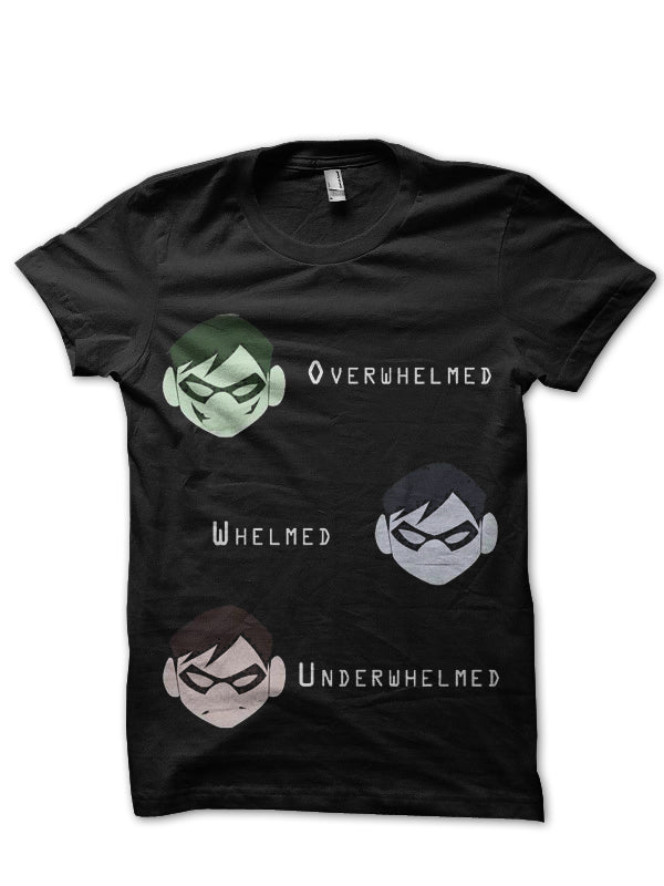 Three Heads Black T-Shirt