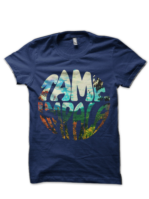 Tame Impala Half Sleeve Navy Blue T-Shirt