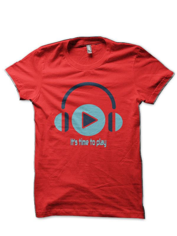 Time To Play Red T-Shirt