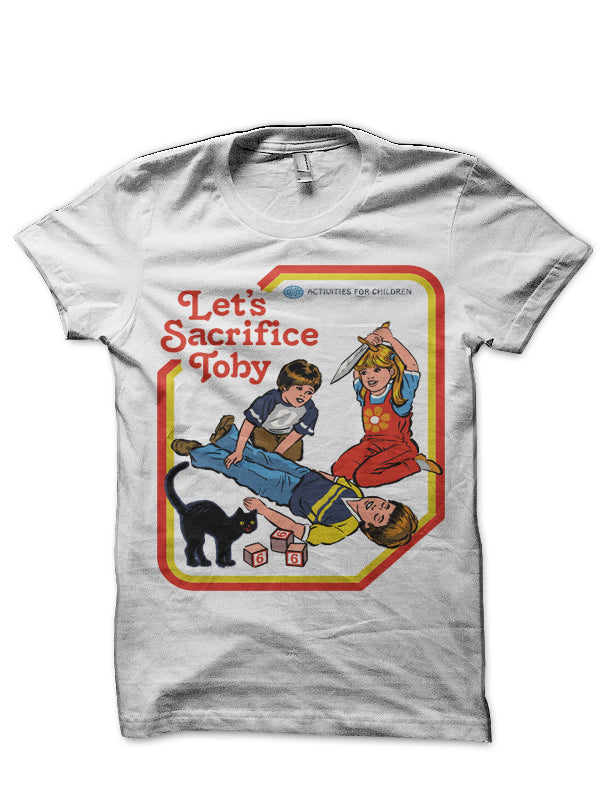 Let’s Sacrifice Toby White T-Shirt