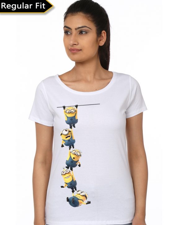 Minion White Girl’s T-Shirt