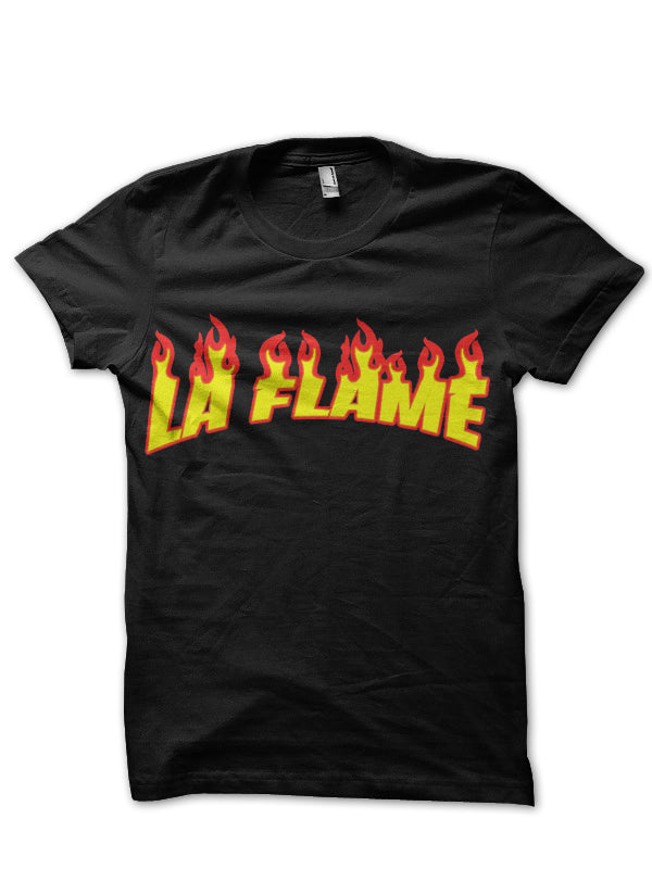Travis Scott La Flame Black T-Shirt
