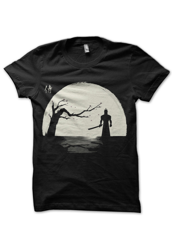 The Shadow Of The Samurai Black T-Shirt