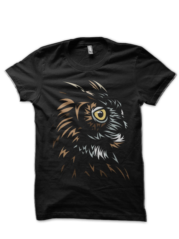 Tribal owl Profile T-Shirt