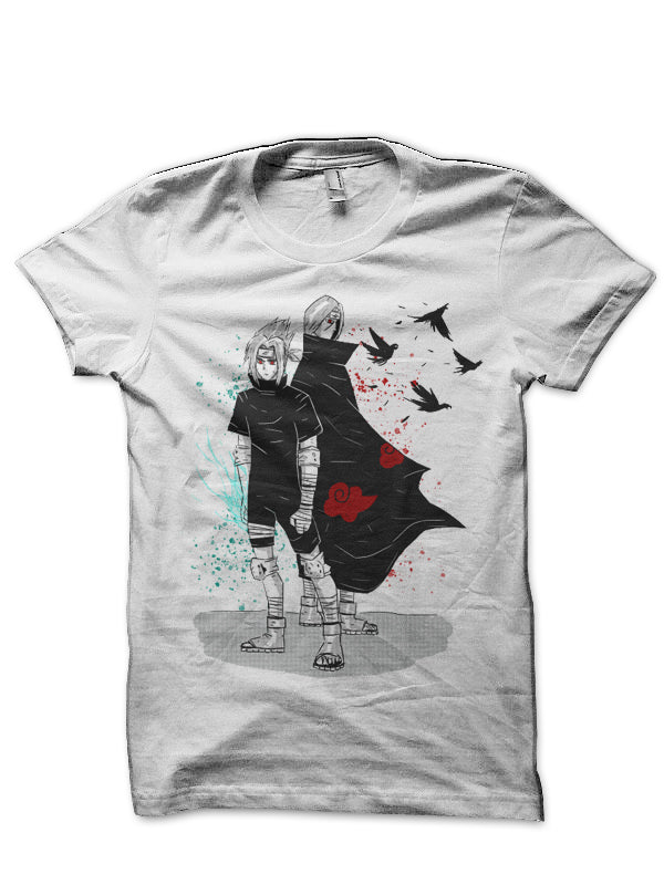 Uchiha Brothers White T-Shirt