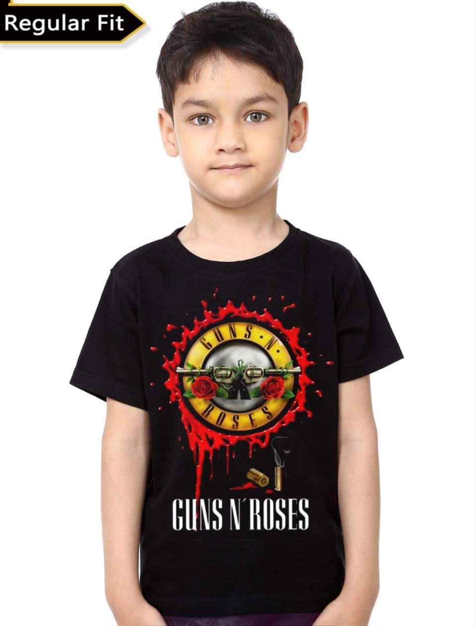 Guns And Roses Unisex Kids T-Shirt