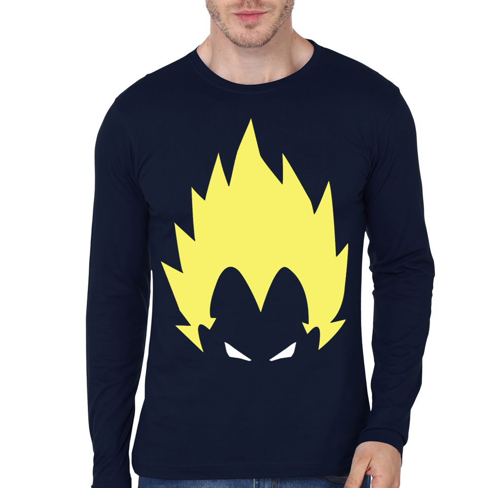 Vegeta Navy Blue Full Sleeve Tee