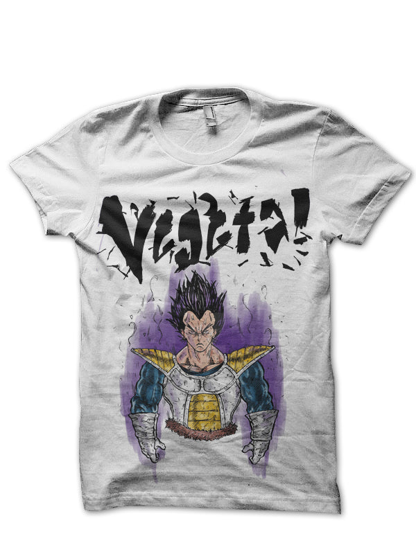Vegeta White T-Shirt