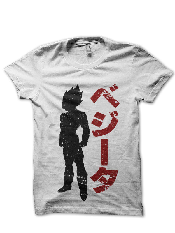 Vegeta White Tee