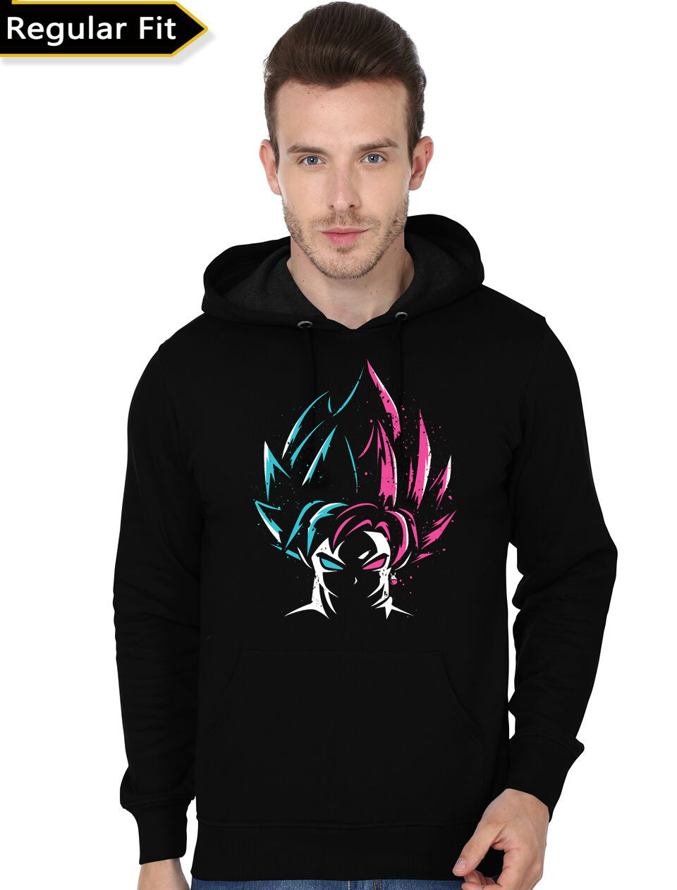 Super Saiyan Blue and Rose Black Hoodie