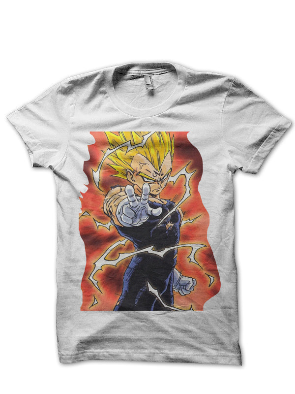Vegeta Black Tee ( White Available)