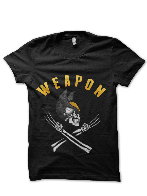 Logan Pirate Flag – Weapon X Black T-Shirt