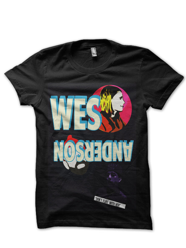 Wes Anderson Black T-Shirt