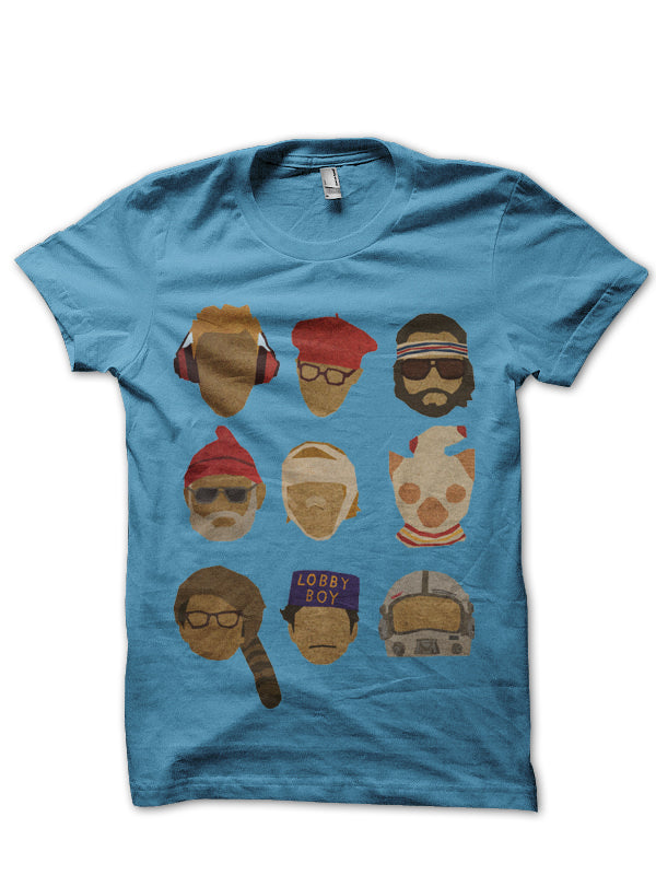 Wes Anderson Light Blue T-Shirt