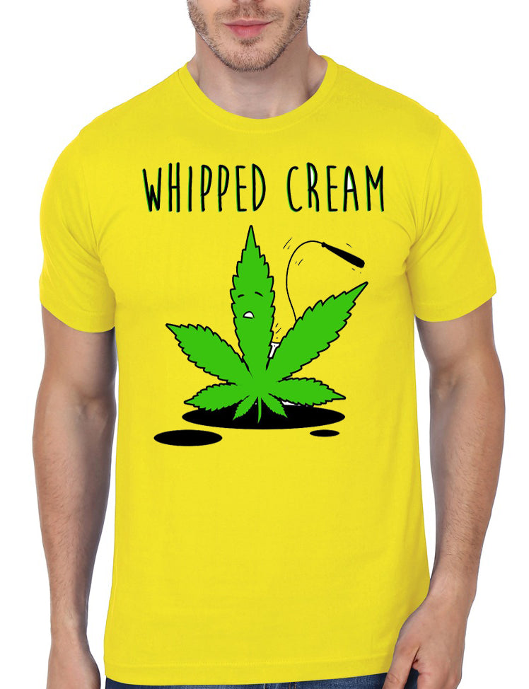 Whipped Cream Half Sleeve T-Shirt