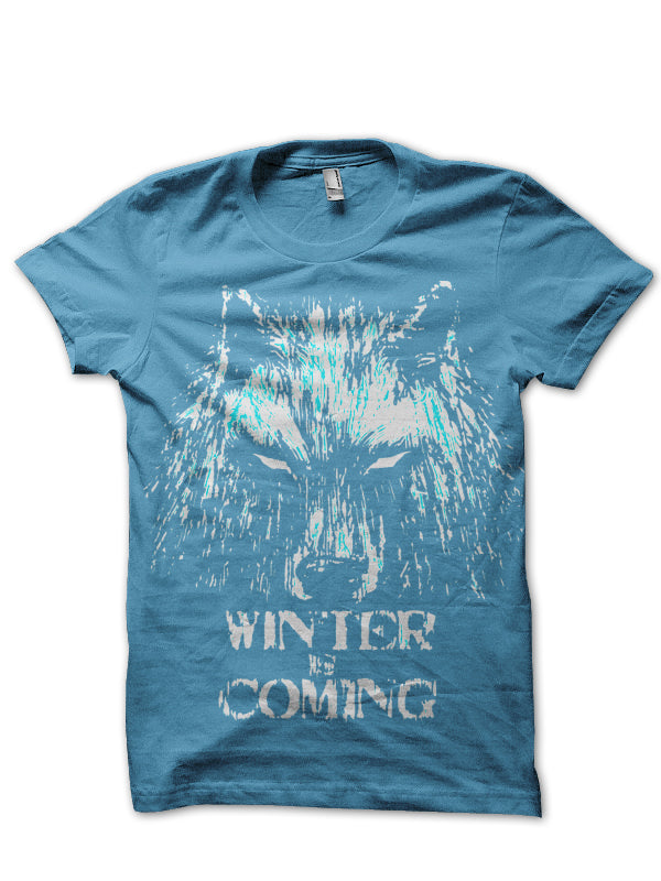 Winter Is Coming Sky Blue Tee