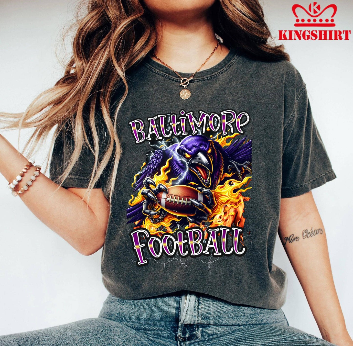 Stylish Baltimore Football Game Day Sublimation Sports Shirt