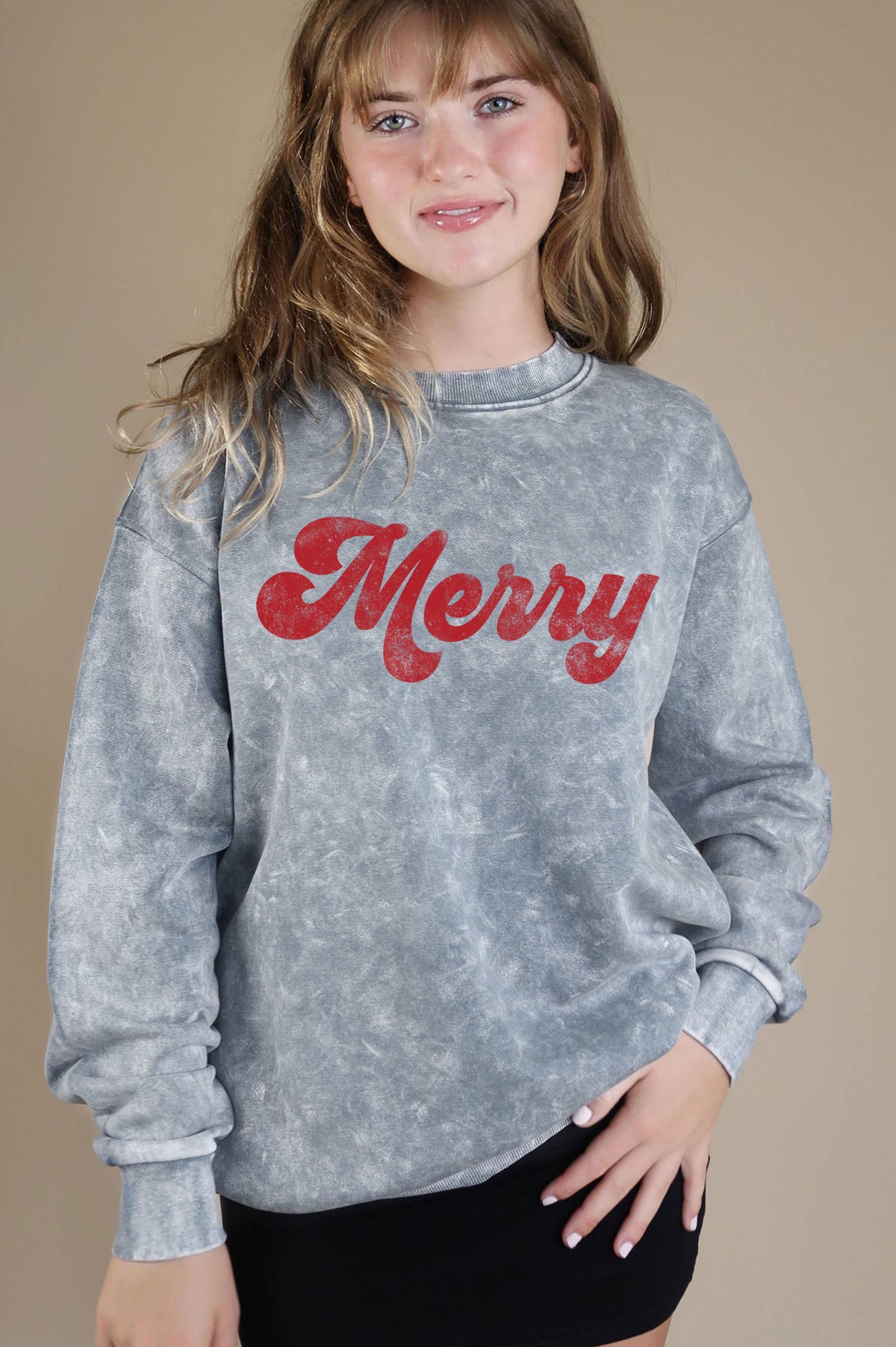 Merry Mineral Graphic Brushed Sweatshirt