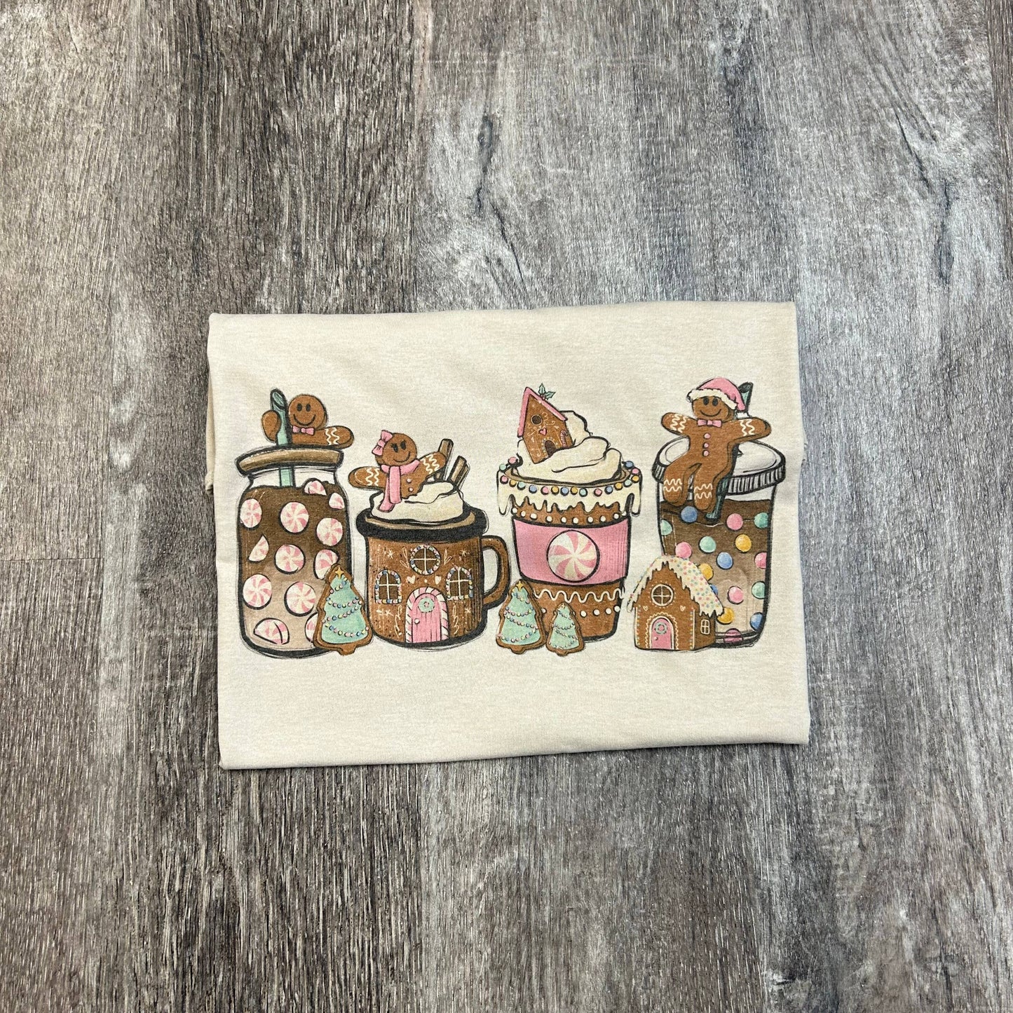 Gingerbread and Coffees On Sand Tee
