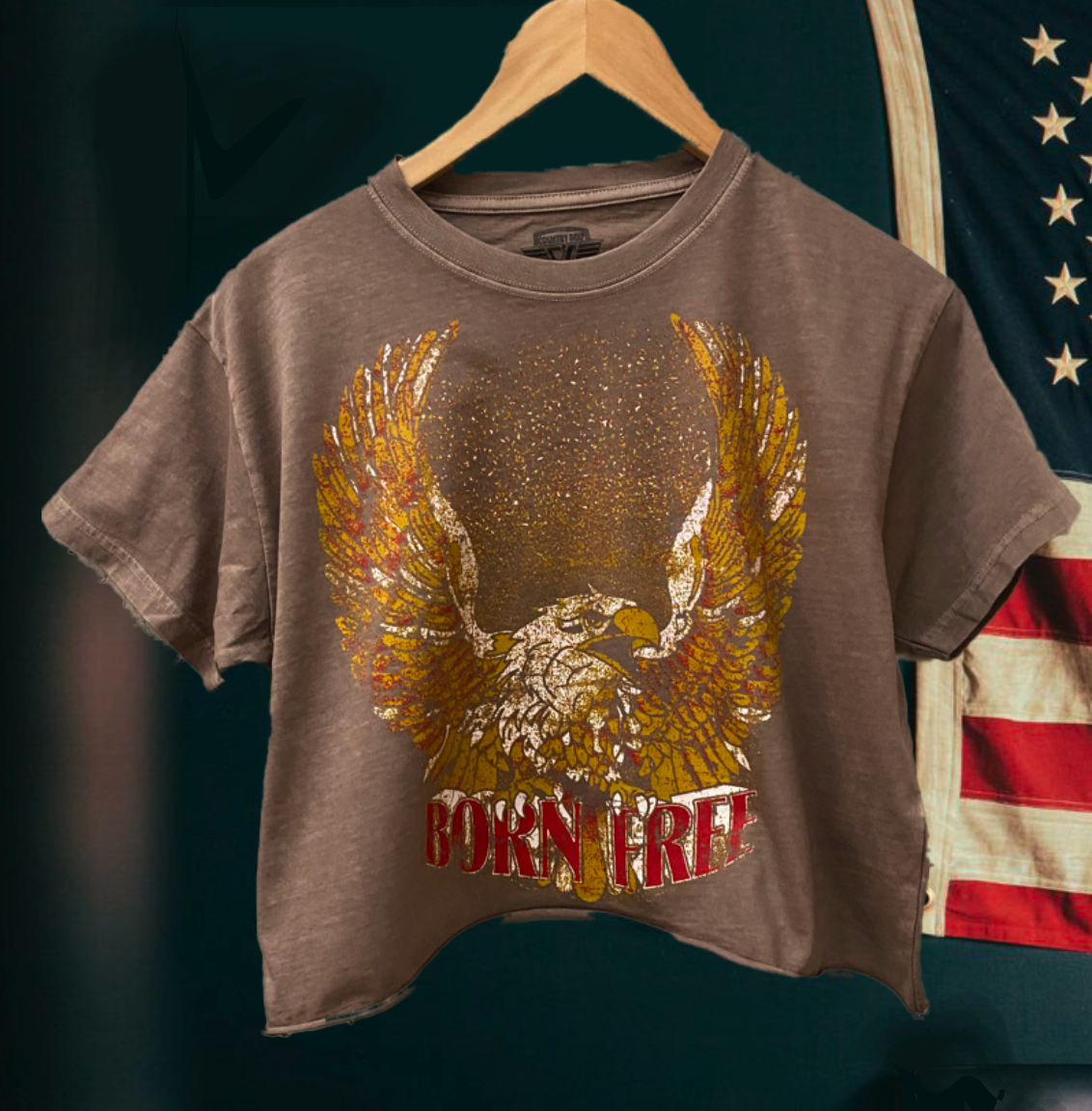 Born Free Relaxed Crop T-Shirt
