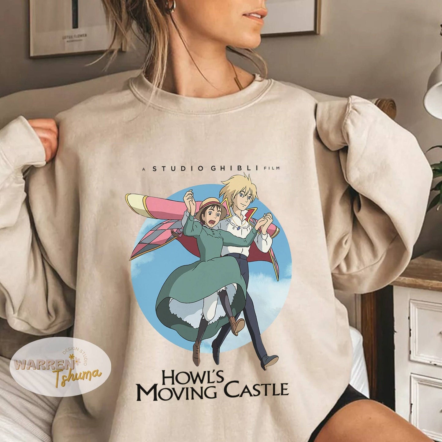 Ghibli-Inspired Sky Walking Sweatshirt