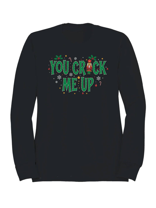 Festive Nutcracker Humor Design Women's Sweatshirt