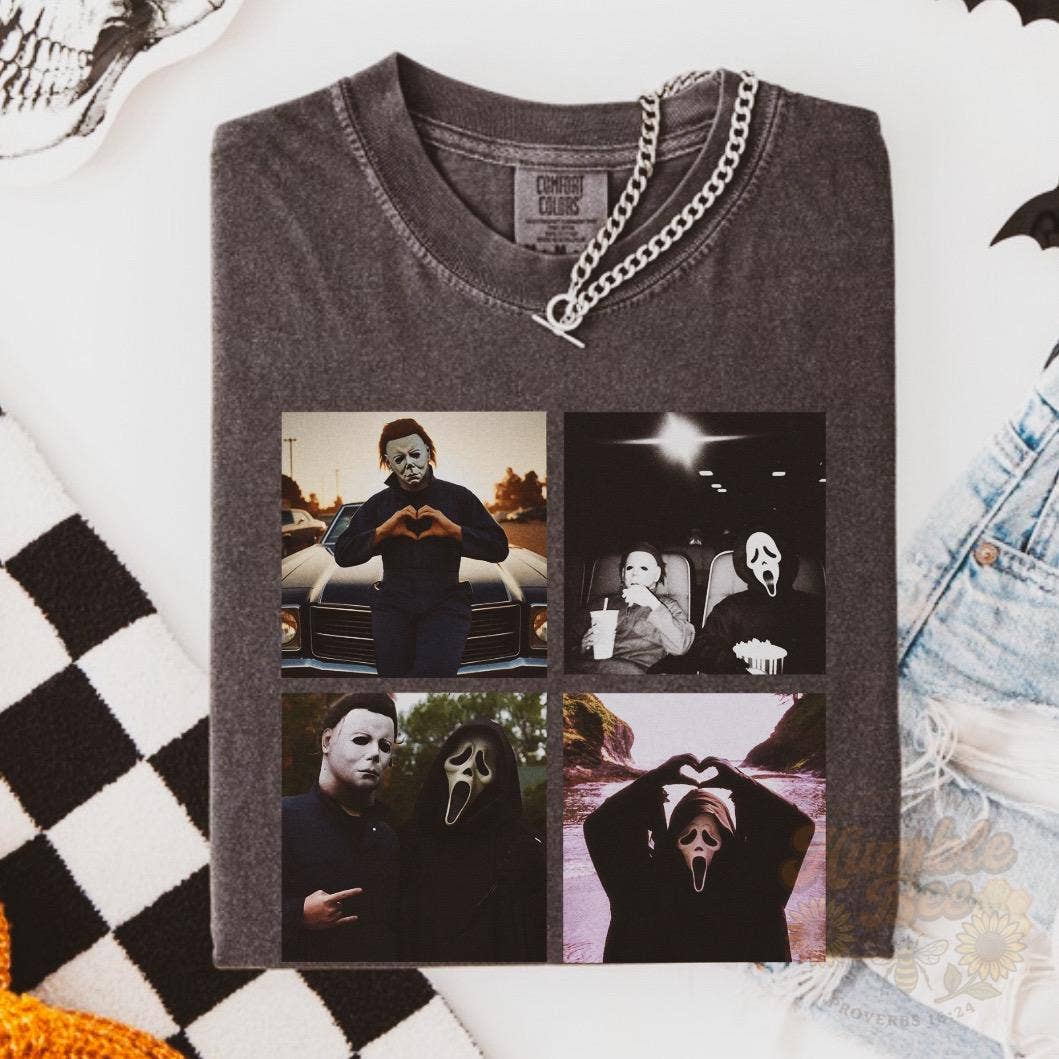 Michael Myers Ghostface Horror Movie Graphic Tee