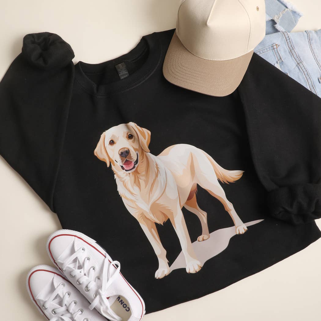 Golden Retriever Graphic Heavyweight Sweatshirt