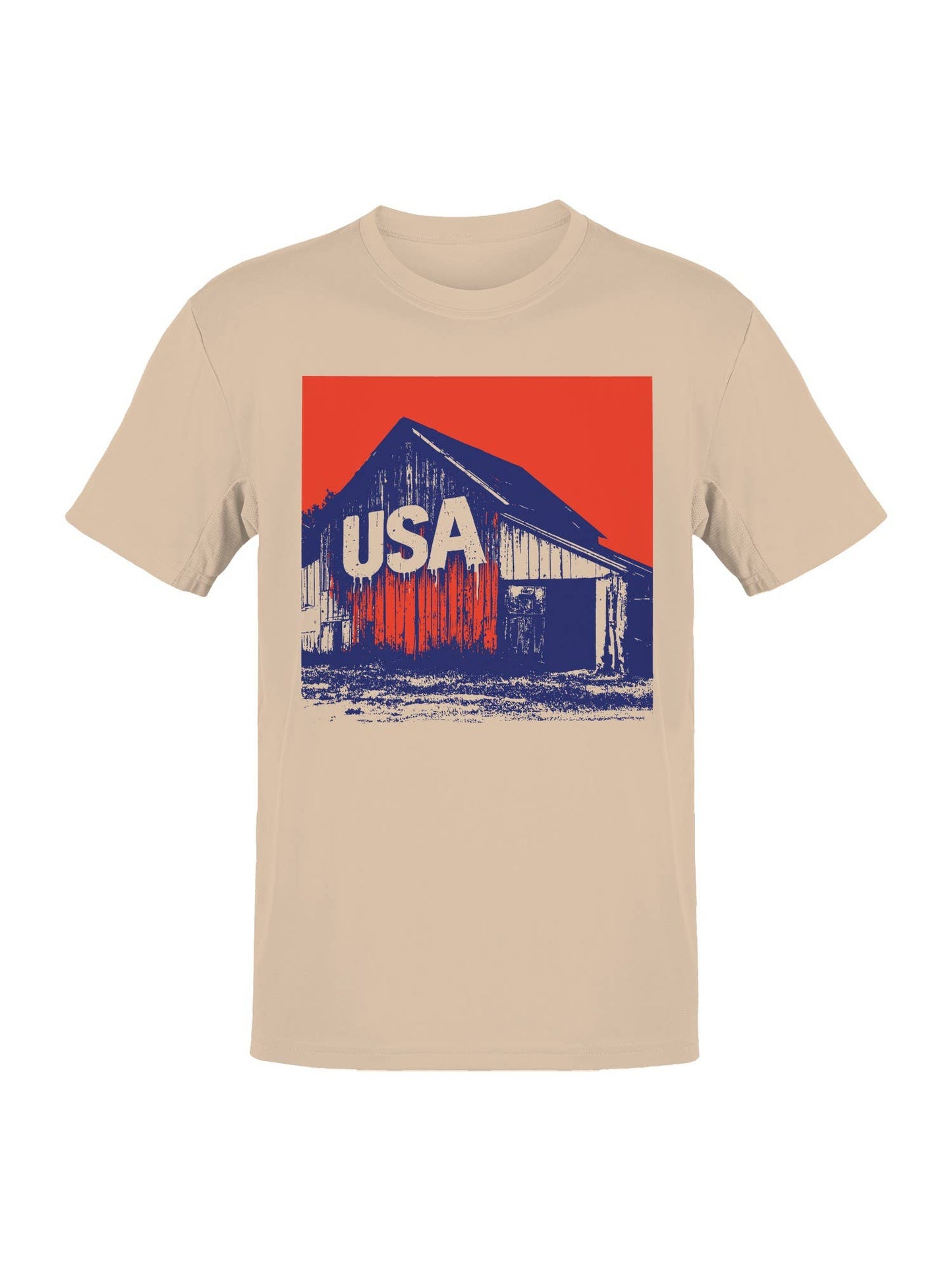 Bold USA Barn Design Men's T-Shirt