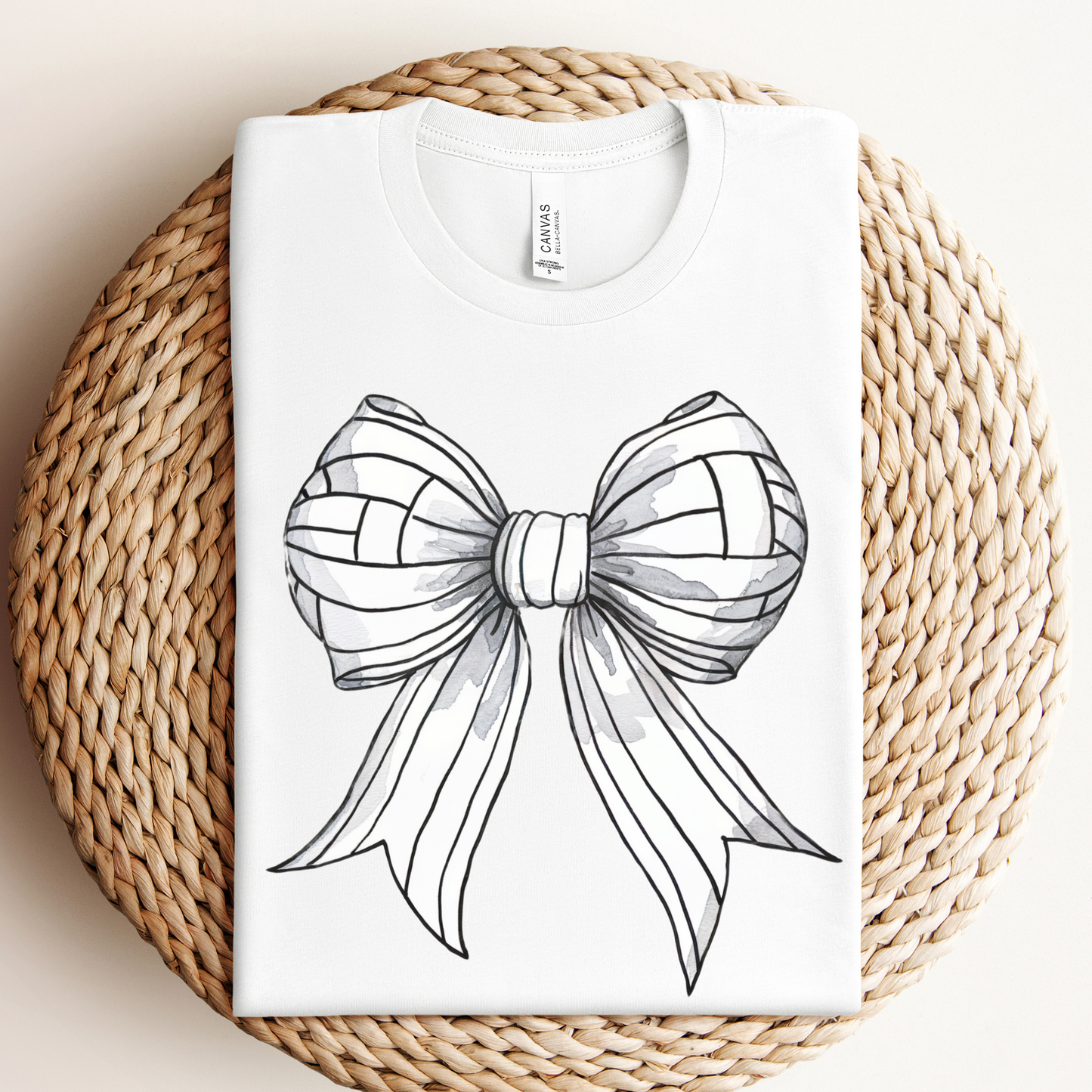 Volleyball Bow Graphic Tee