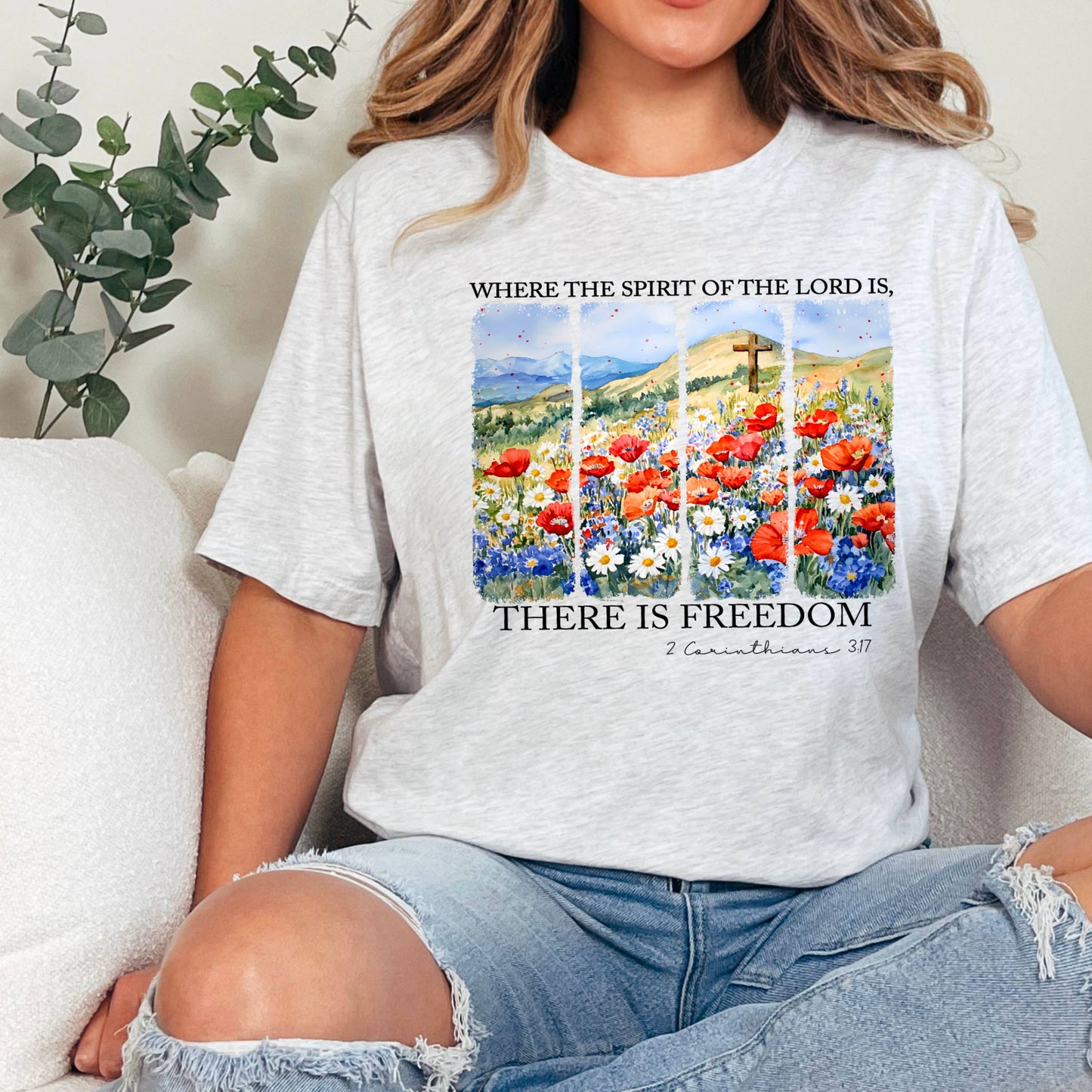 There Is Freedom | July 4th Graphic Tee | Gildan