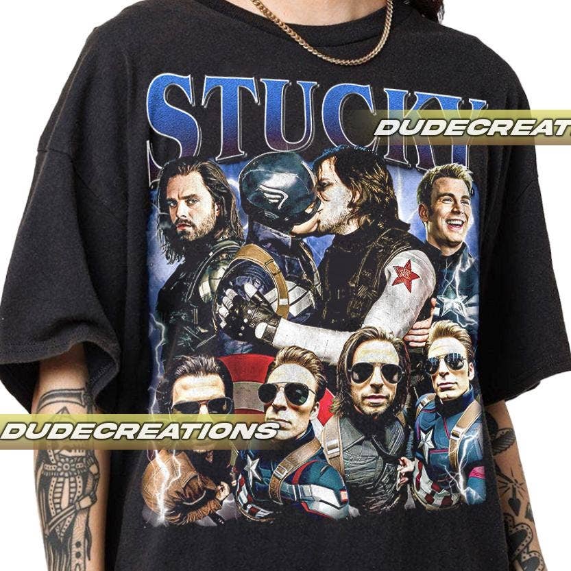 Stucky Steve Rogers & Bucky Barnes Vintage Unisex T-Shirt