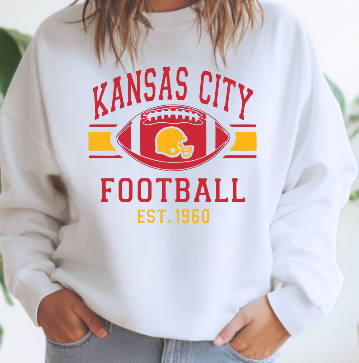 Kansas City Football Tee or Sweatshirt