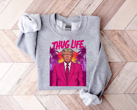 Viral Thug Life Trump 2024 T-Shirt Funny Republican Shirt