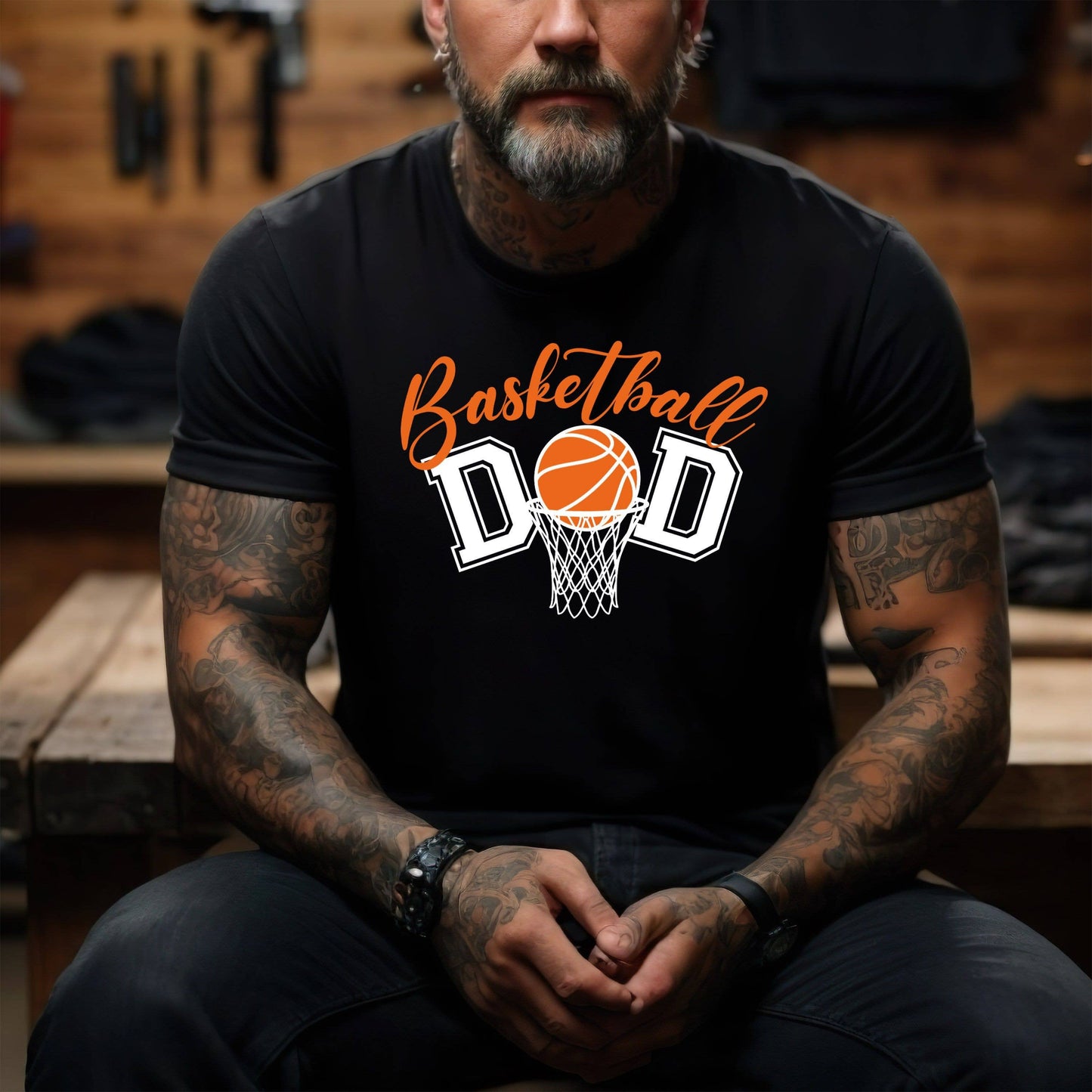 Basketball Dad Shirt, Father's Day Gift Basketball Coach Tee
