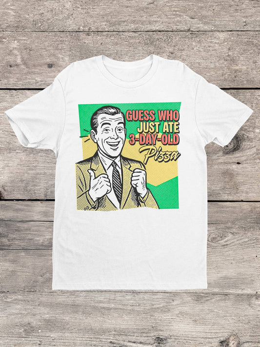 Retro Pizza Humor Men's T-Shirt