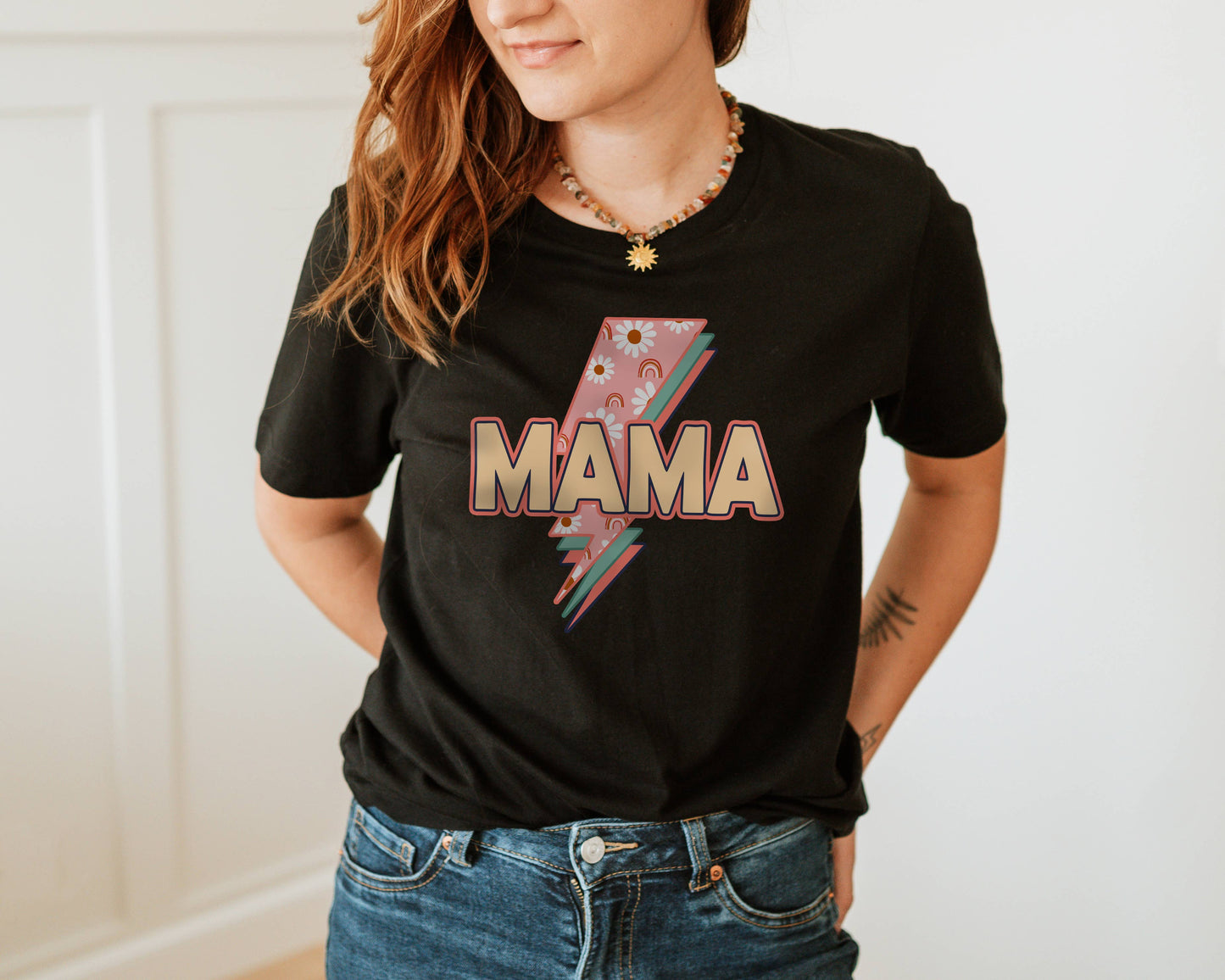 Mama Lightning Bolt Tee | Sizes XS-2XL