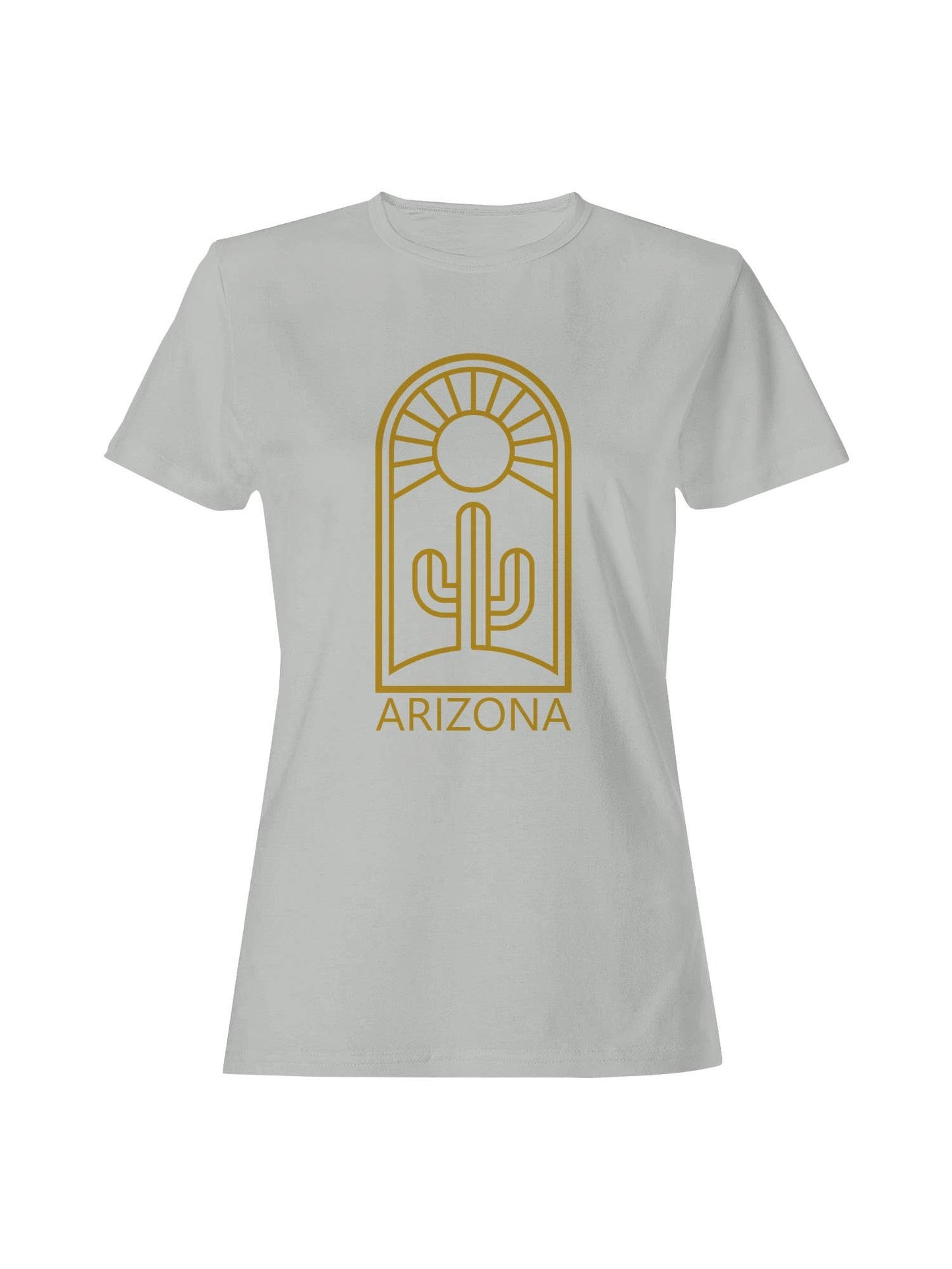 Arizona Sun Cactus Art Women's T-Shirt