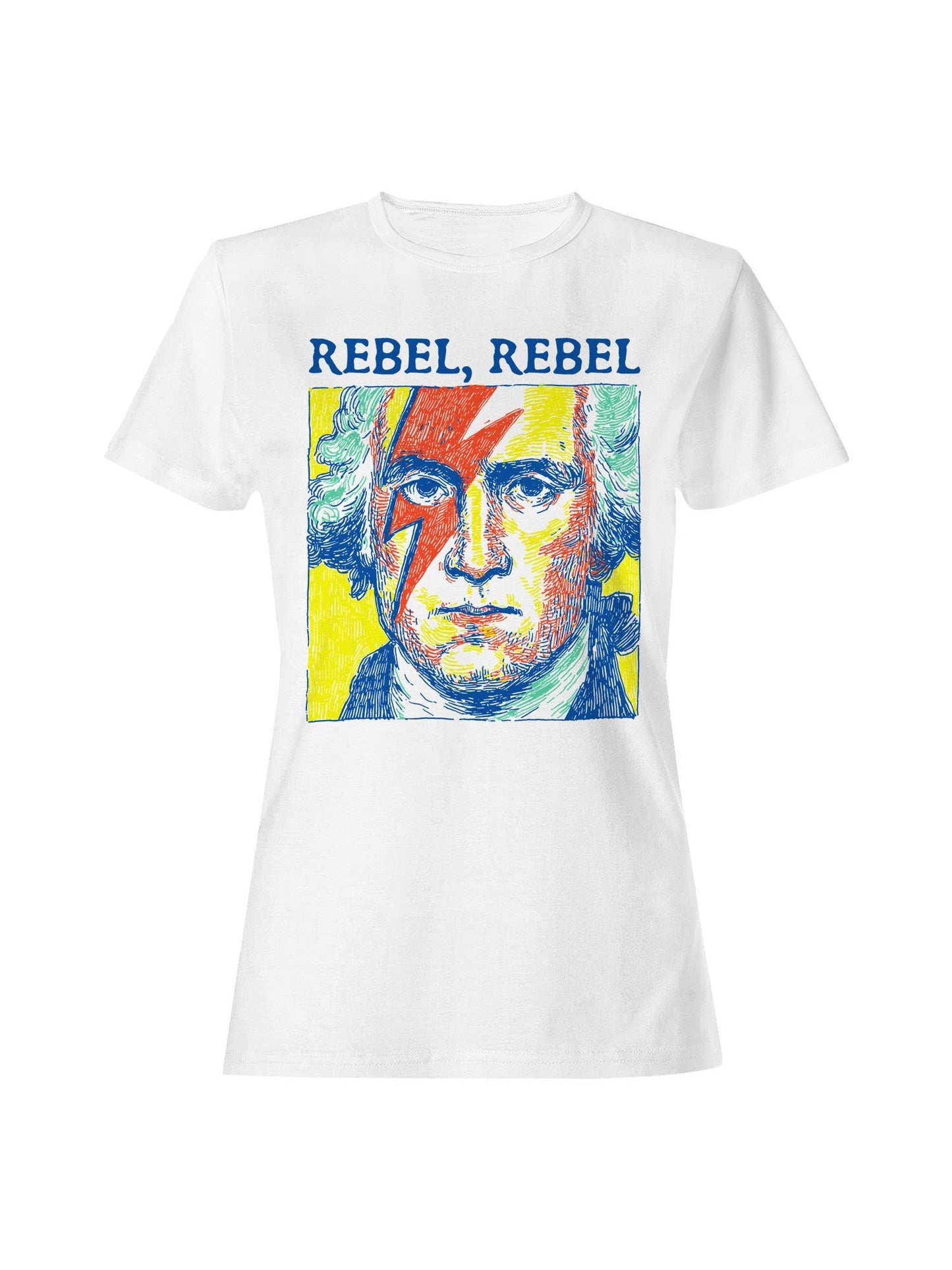 Rebel Art Tribute: Iconic Lightning Women's T-Shirt