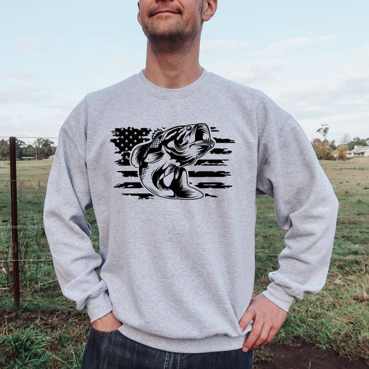 Fish Flag Crewneck Sweatshirt Hoodie 72